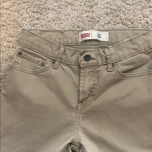 Levi’s boys 511 beige jeans